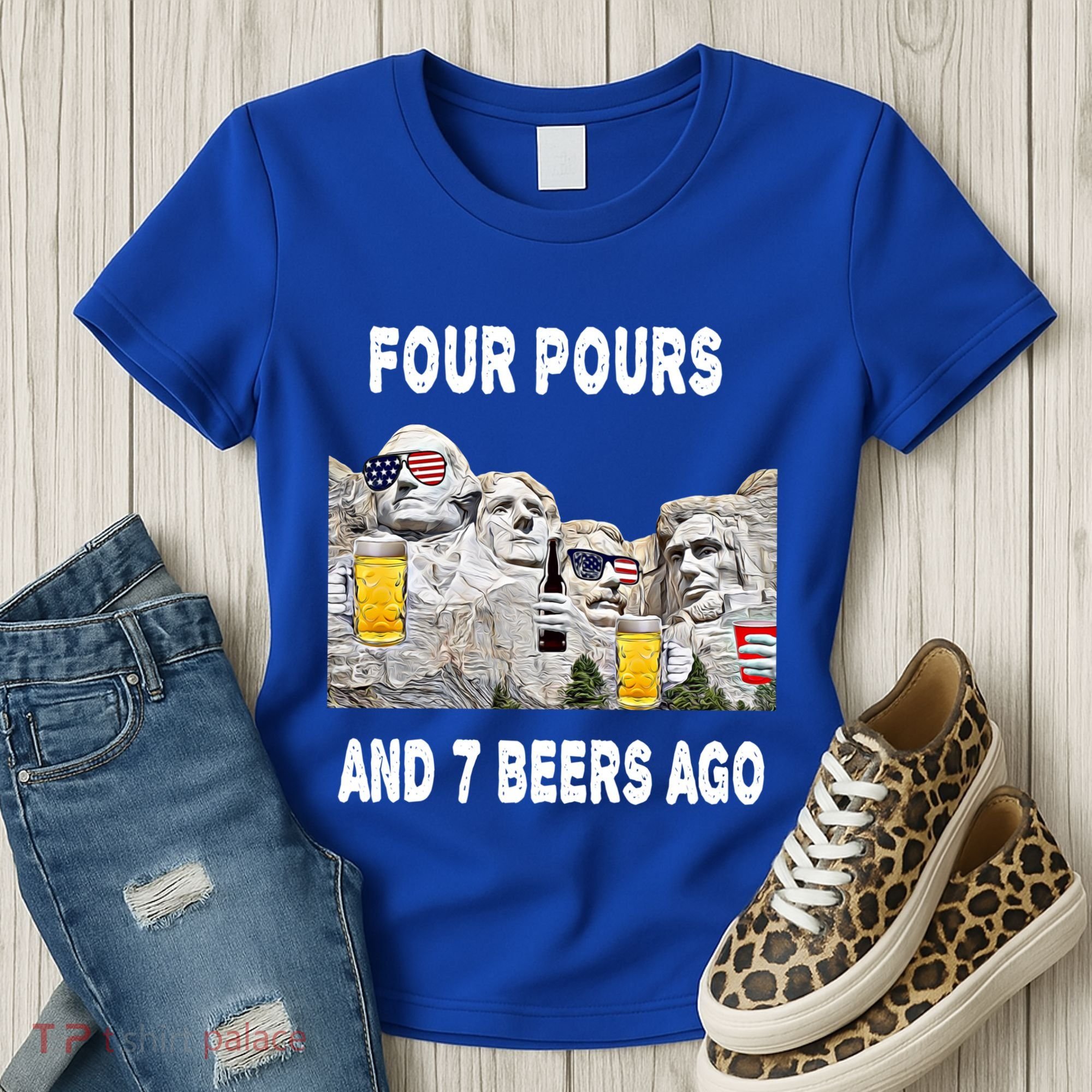 Abraham Abe In Cool Gift 4th Of July Usa Funny Ben Drankin Great Gift Women's T-Shirt