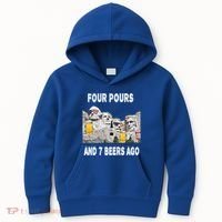 Abraham Abe In Cool Gift 4th Of July Usa Funny Ben Drankin Great Gift Kids Hoodie thumb 0