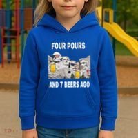 Abraham Abe In Cool Gift 4th Of July Usa Funny Ben Drankin Great Gift Kids Hoodie thumb 3