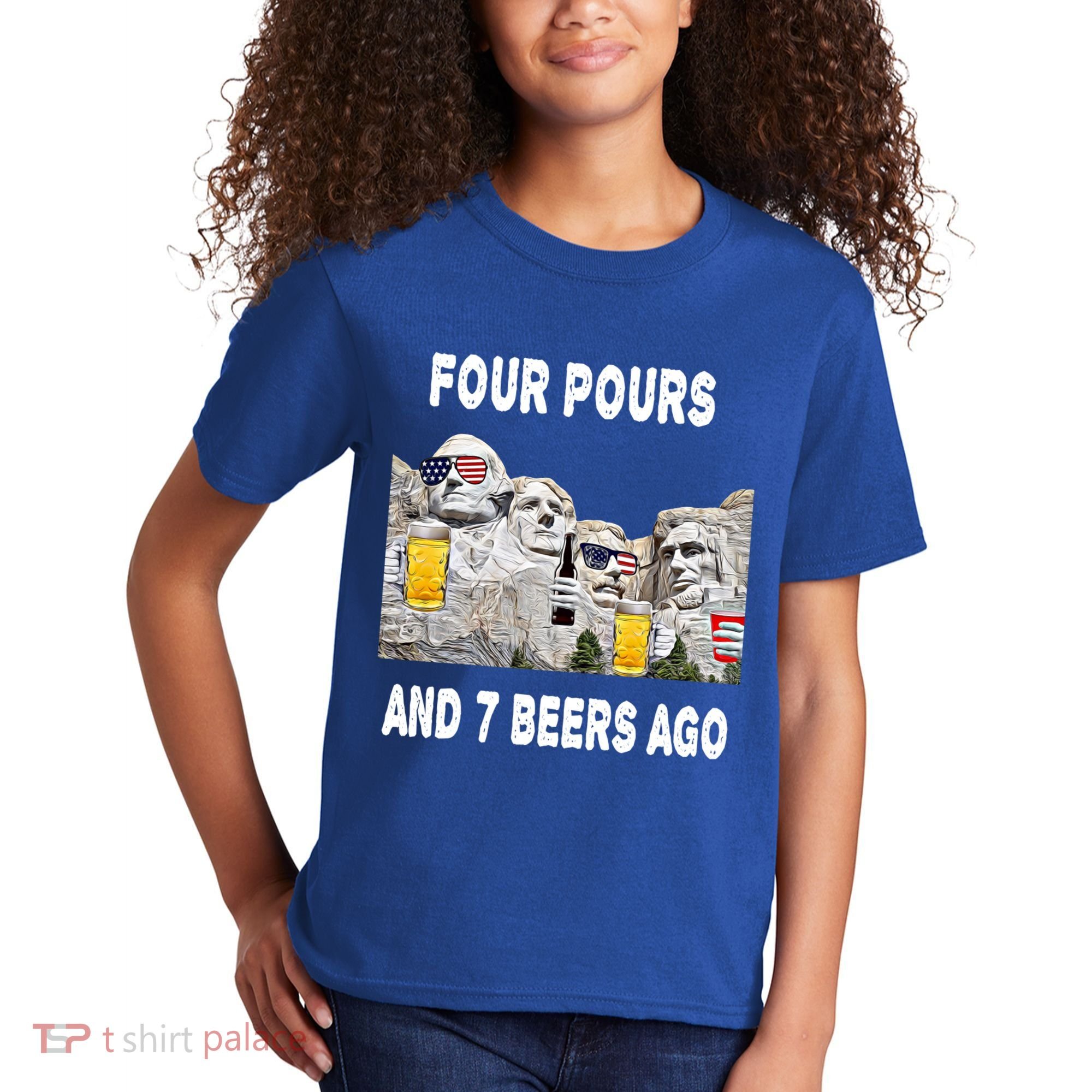 Abraham Abe In Cool Gift 4th Of July Usa Funny Ben Drankin Great Gift Kids T-Shirt