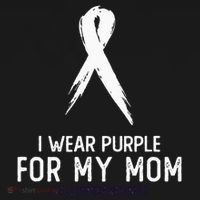 Alzheimers Awareness I Wear Purple For My Mom Cute Purple Women's Tank Top thumb 5