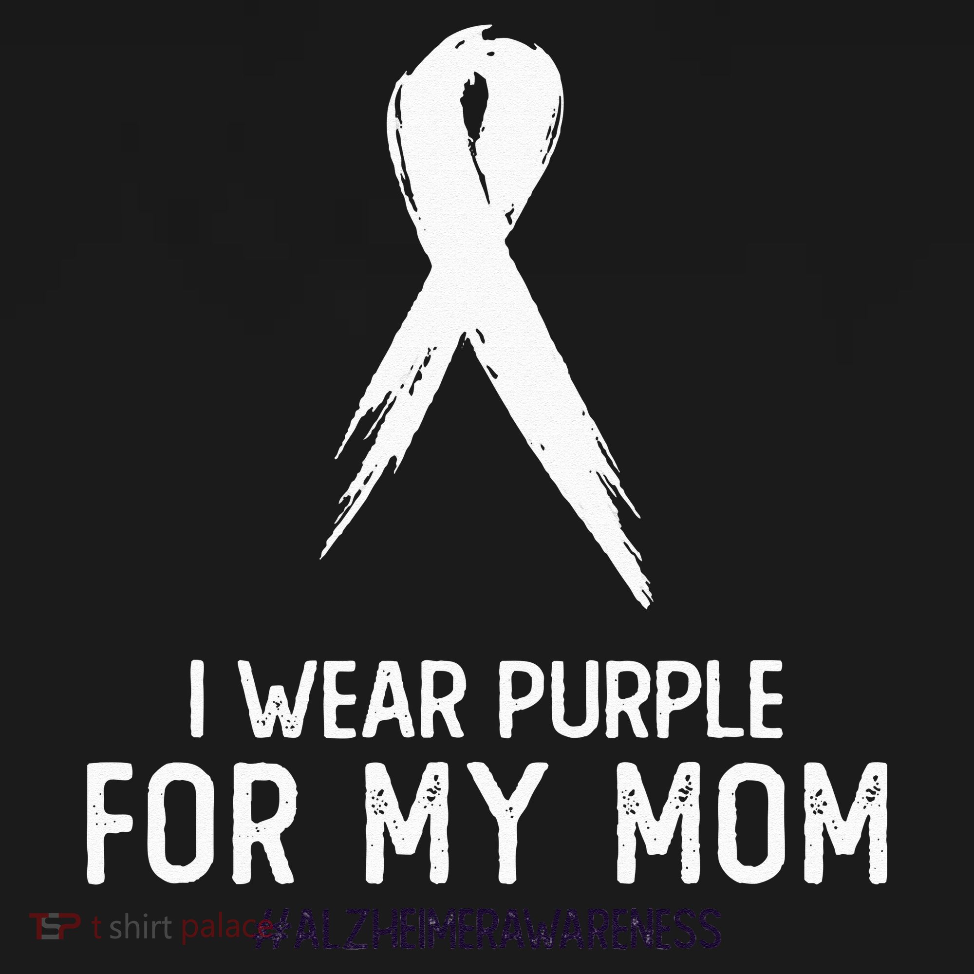 Alzheimers Awareness I Wear Purple For My Mom Cute Purple Women's Tank Top
