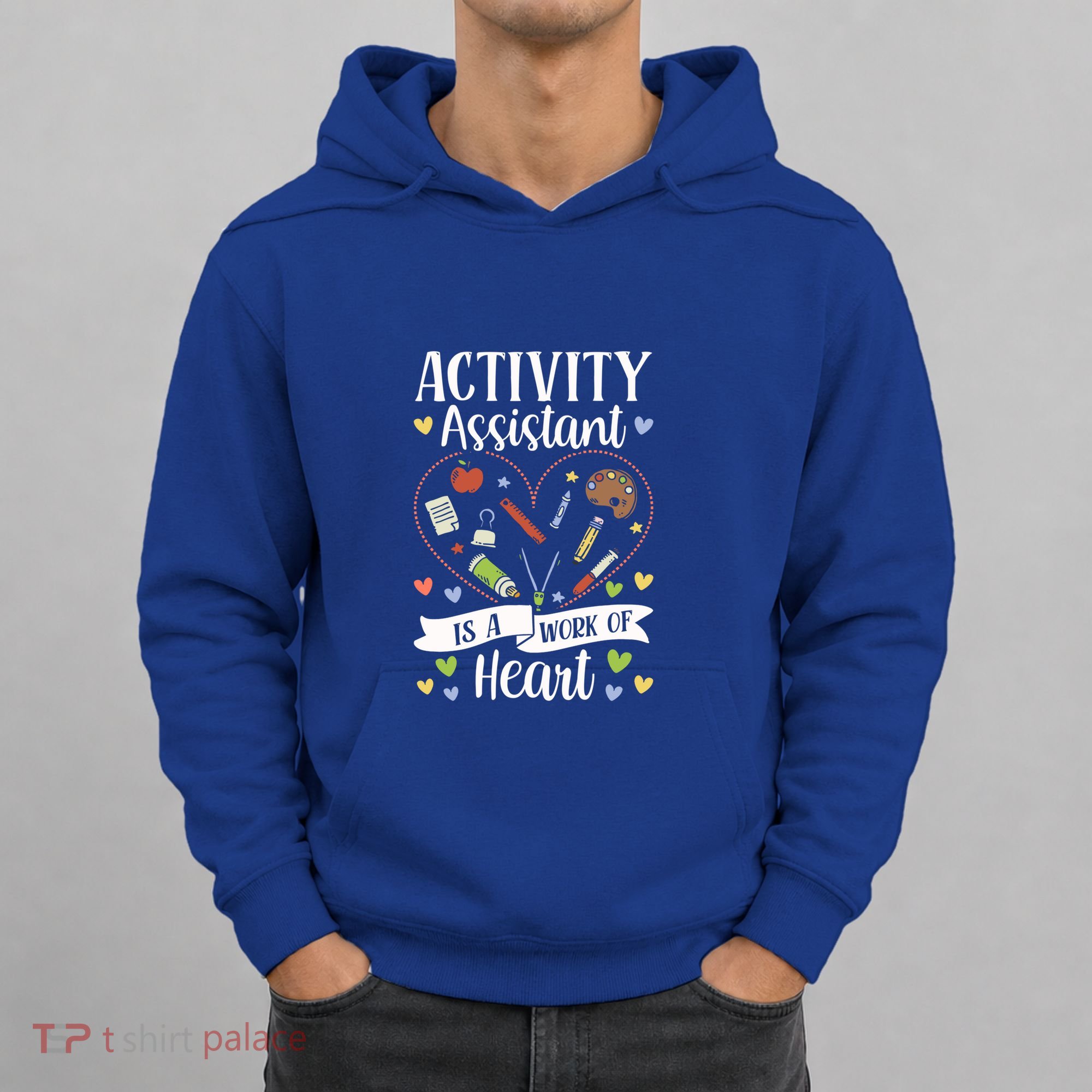 Activity Assistant Is A Work Of Heart Activity Assistant Gift Hoodie