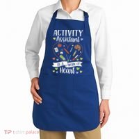 Activity Assistant Is A Work Of Heart Activity Assistant Gift Apron thumb 2