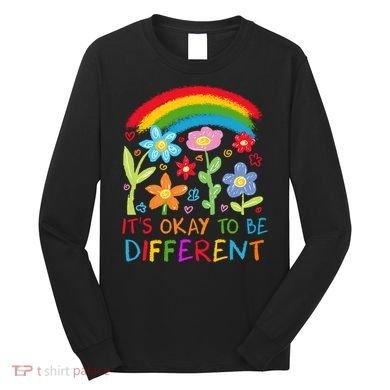 Autism Awareness ItS Ok To Be Different Long Sleeve Shirt