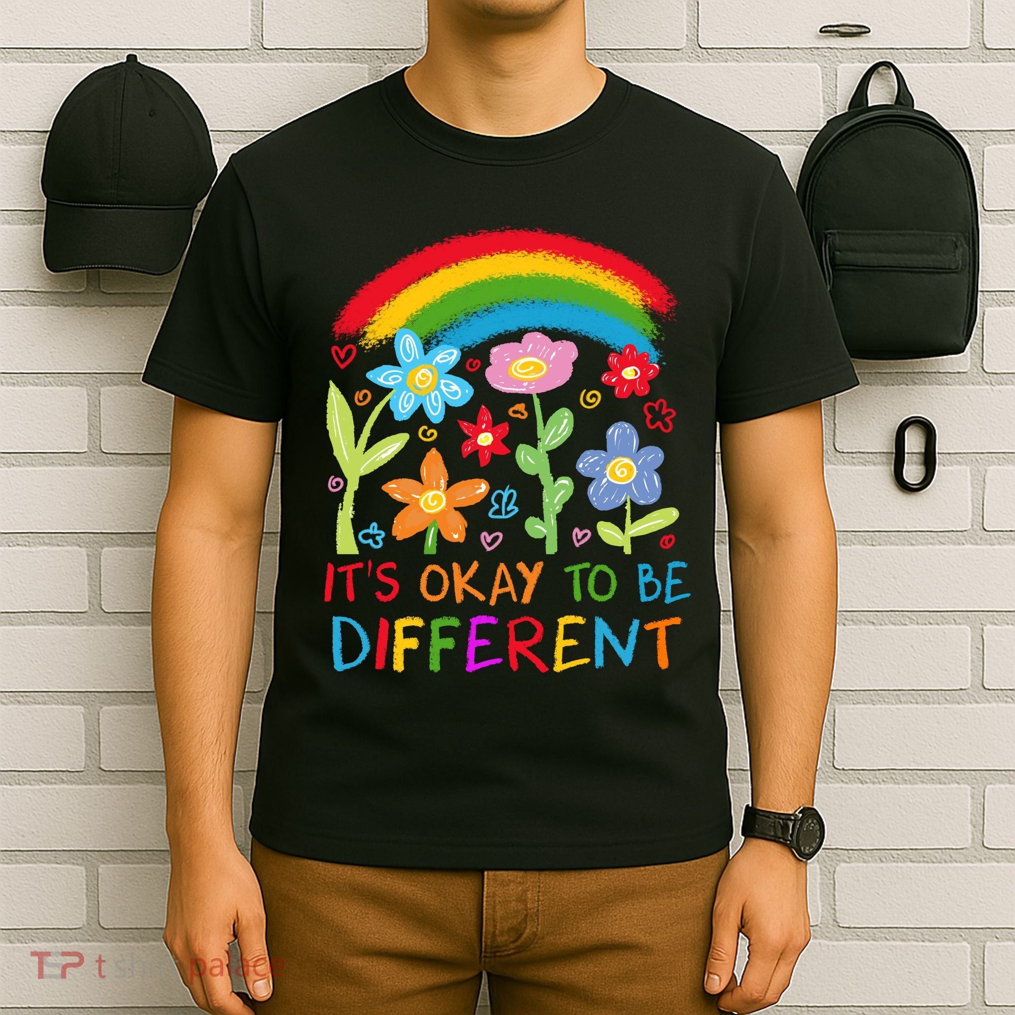 Autism Awareness ItS Ok To Be Different T-Shirt
