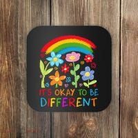 Autism Awareness ItS Ok To Be Different Coaster thumb 0