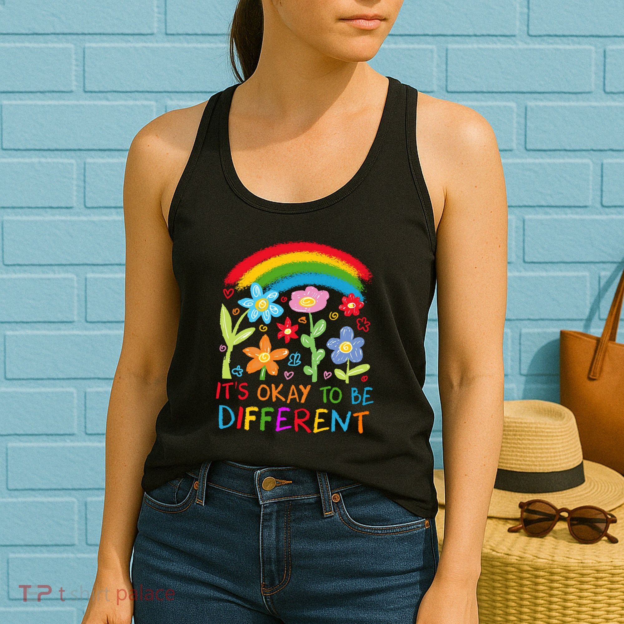 Autism Awareness ItS Ok To Be Different Women's Tank Top