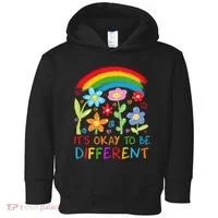 Autism Awareness ItS Ok To Be Different Toddler Hoodie thumb 0