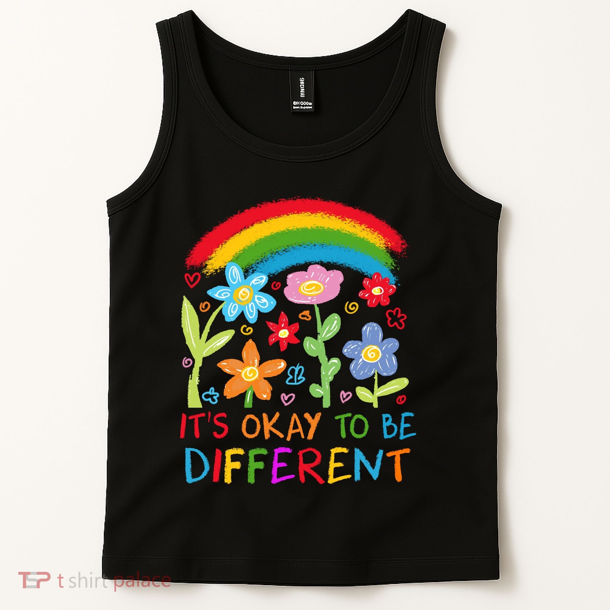 Autism Awareness ItS Ok To Be Different Tank Top