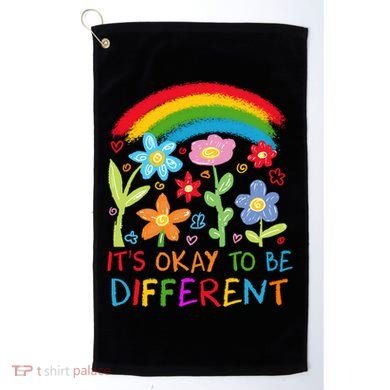 Autism Awareness ItS Ok To Be Different Golf Towel