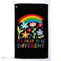 Autism Awareness ItS Ok To Be Different Golf Towel thumb 0