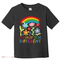 Autism Awareness ItS Ok To Be Different Toddler T-Shirt thumb 0