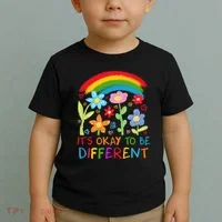Autism Awareness ItS Ok To Be Different Toddler T-Shirt thumb 2