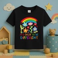 Autism Awareness ItS Ok To Be Different Toddler T-Shirt thumb 3