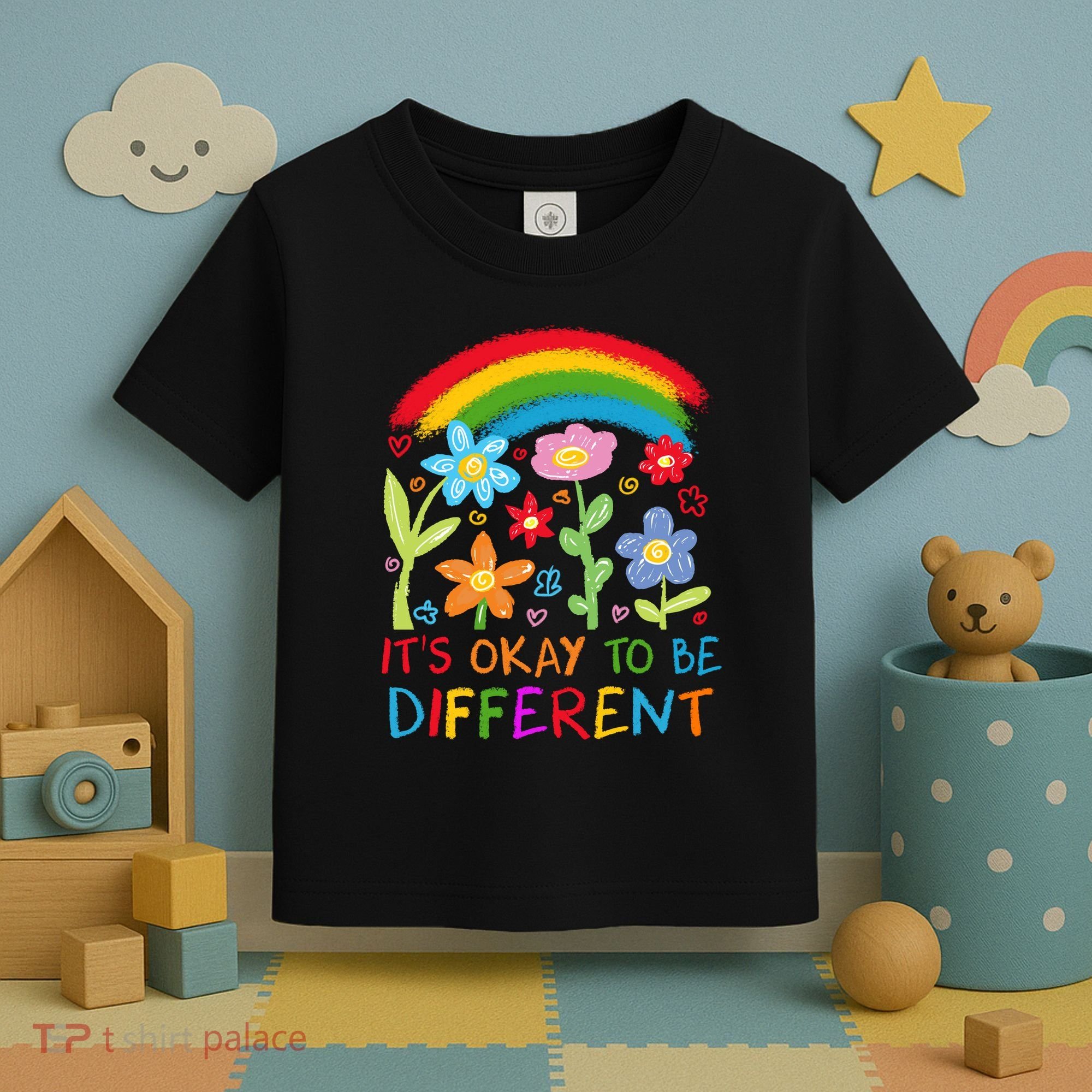 Autism Awareness ItS Ok To Be Different Toddler T-Shirt