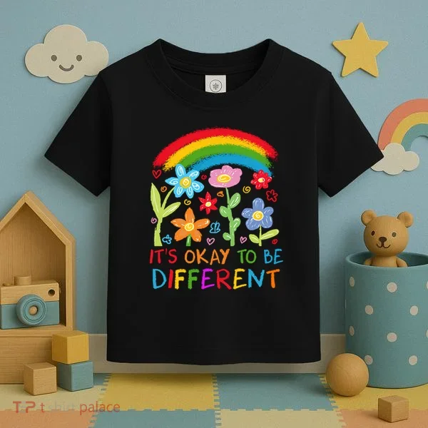 Autism Awareness ItS Ok To Be Different Toddler T-Shirt