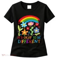 Autism Awareness ItS Ok To Be Different Women's T-Shirt thumb 0