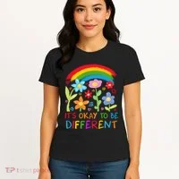 Autism Awareness ItS Ok To Be Different Women's T-Shirt thumb 4