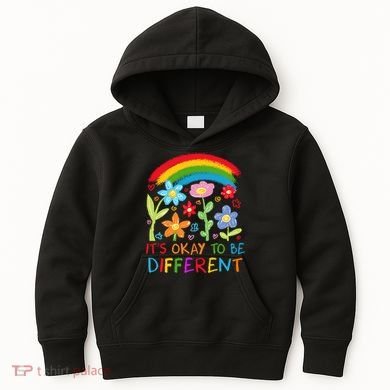 Autism Awareness ItS Ok To Be Different Kids Hoodie