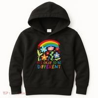 Autism Awareness ItS Ok To Be Different Kids Hoodie thumb 0