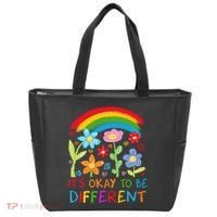 Autism Awareness ItS Ok To Be Different Tote Bag thumb 0