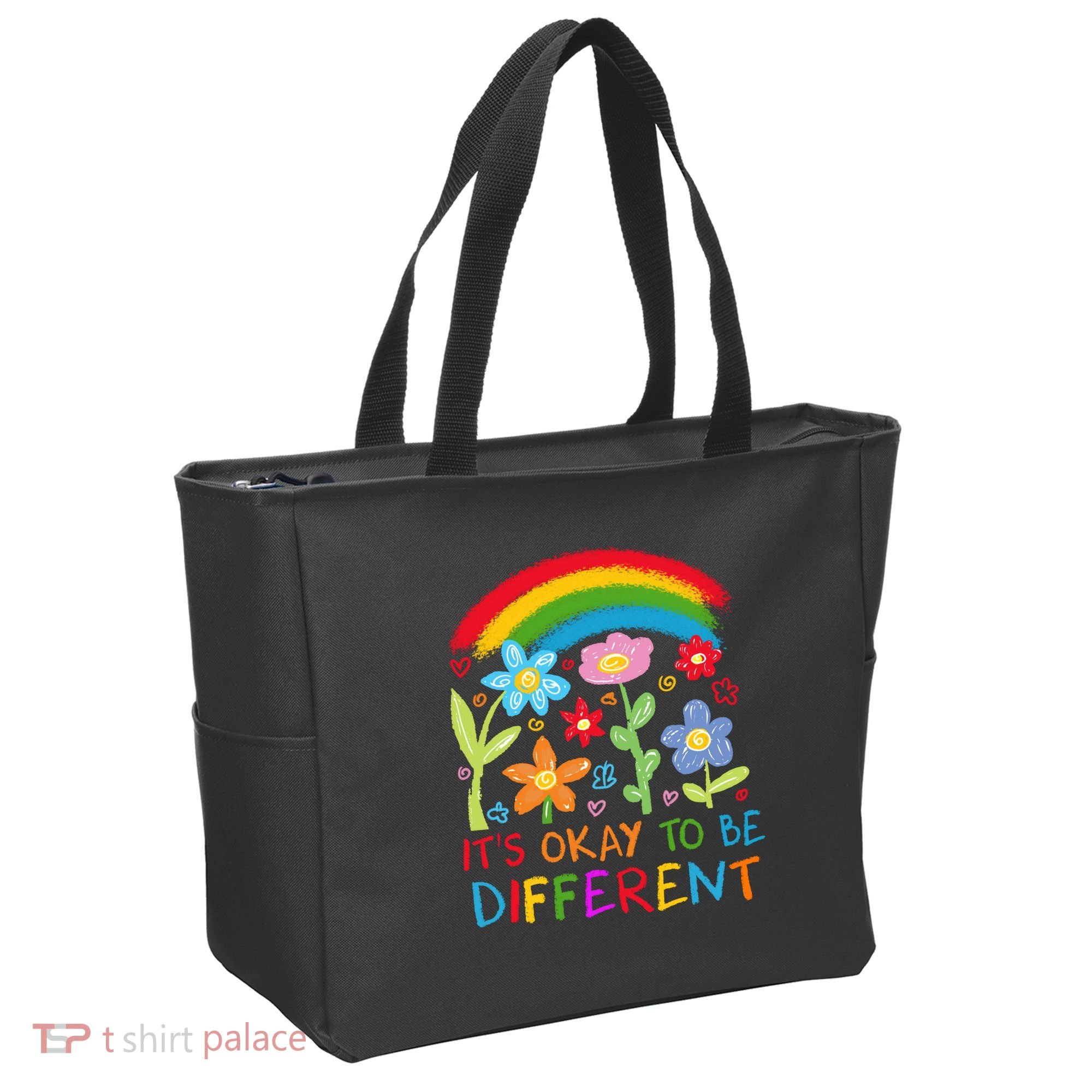 Autism Awareness ItS Ok To Be Different Tote Bag