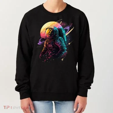 An Astronaut In Outer Space Women's Sweatshirt