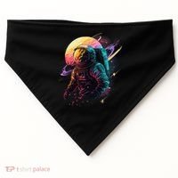 An Astronaut In Outer Space USA-Made Doggie Bandana thumb 0