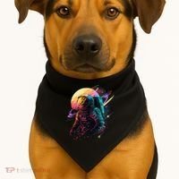 An Astronaut In Outer Space USA-Made Doggie Bandana thumb 1