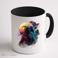 An Astronaut In Outer Space Coffee Mug thumb 1