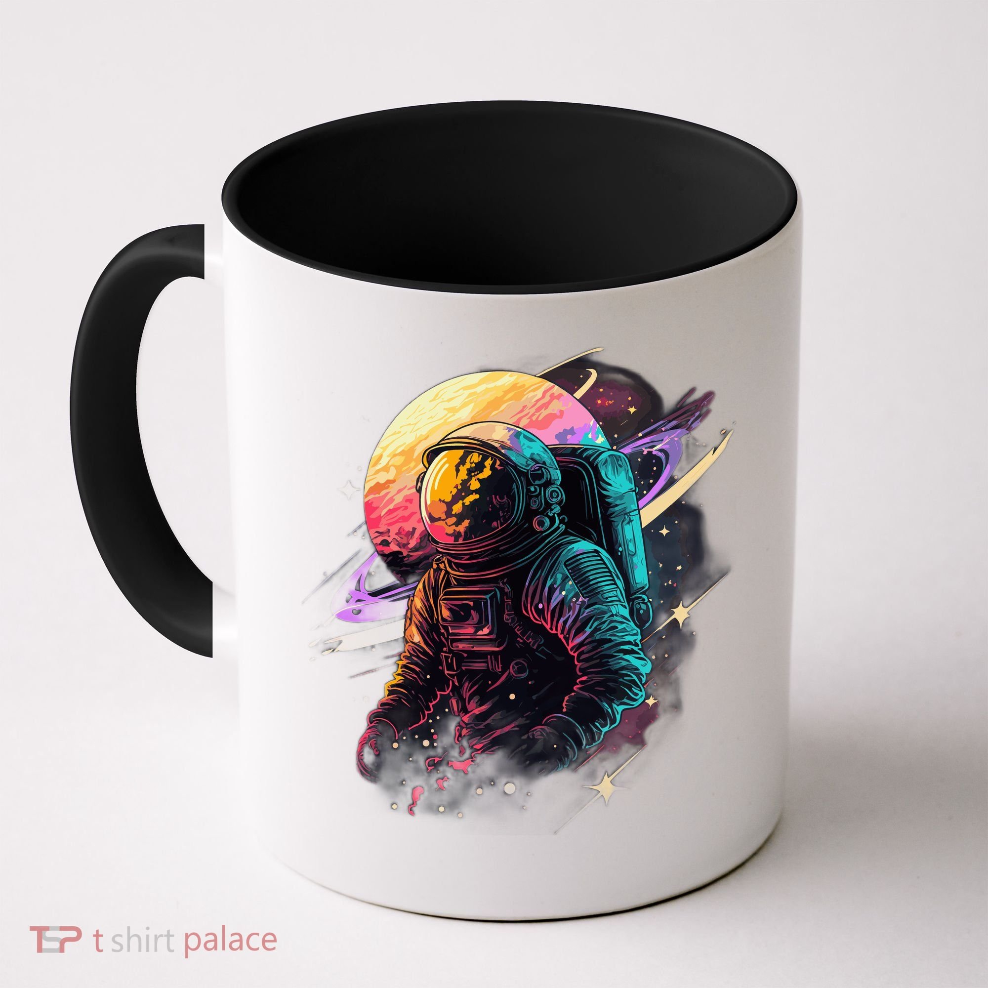 An Astronaut In Outer Space Coffee Mug