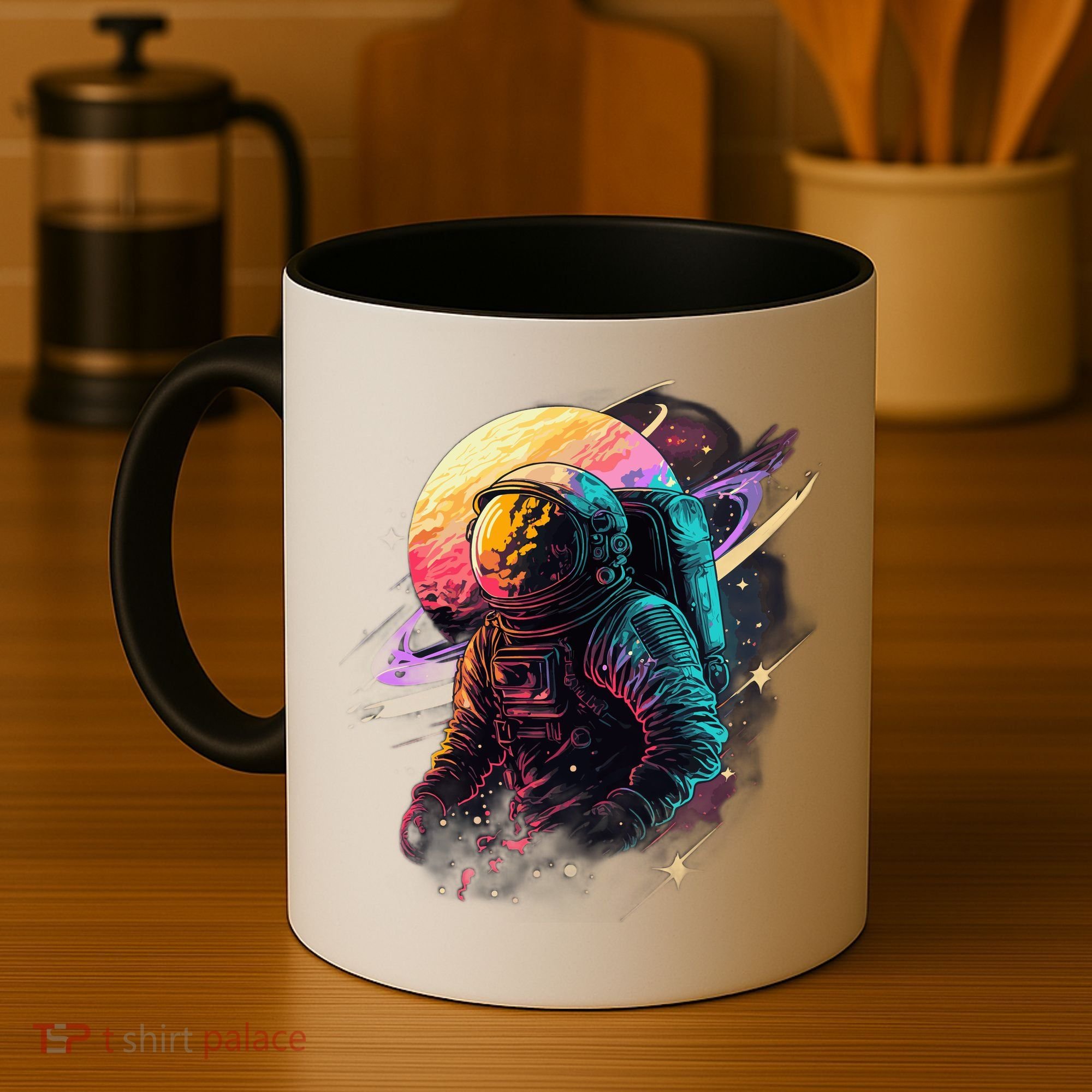 An Astronaut In Outer Space Coffee Mug