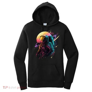 An Astronaut In Outer Space Women's Hoodie