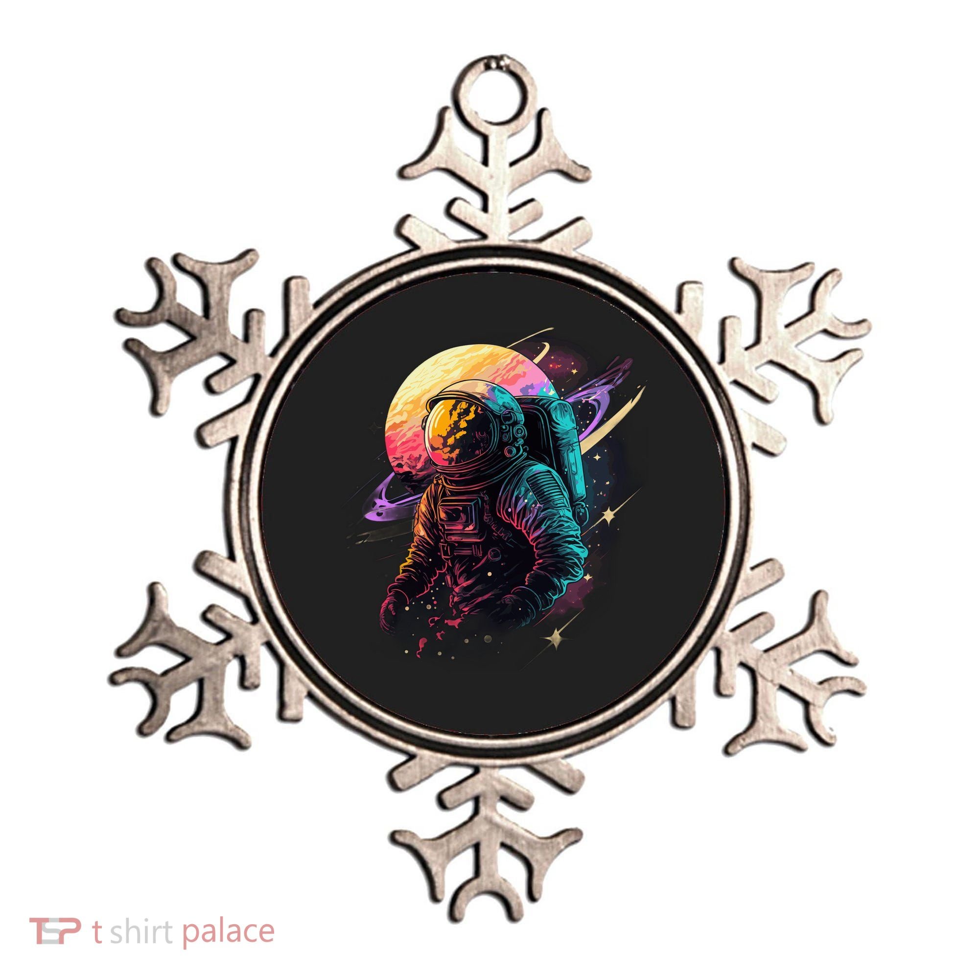An Astronaut In Outer Space Ornament
