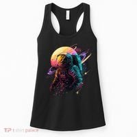 An Astronaut In Outer Space Women's Tank Top thumb 0