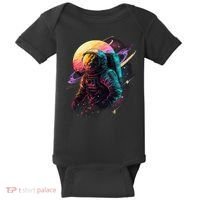 An Astronaut In Outer Space Baby Bodysuit thumb 0