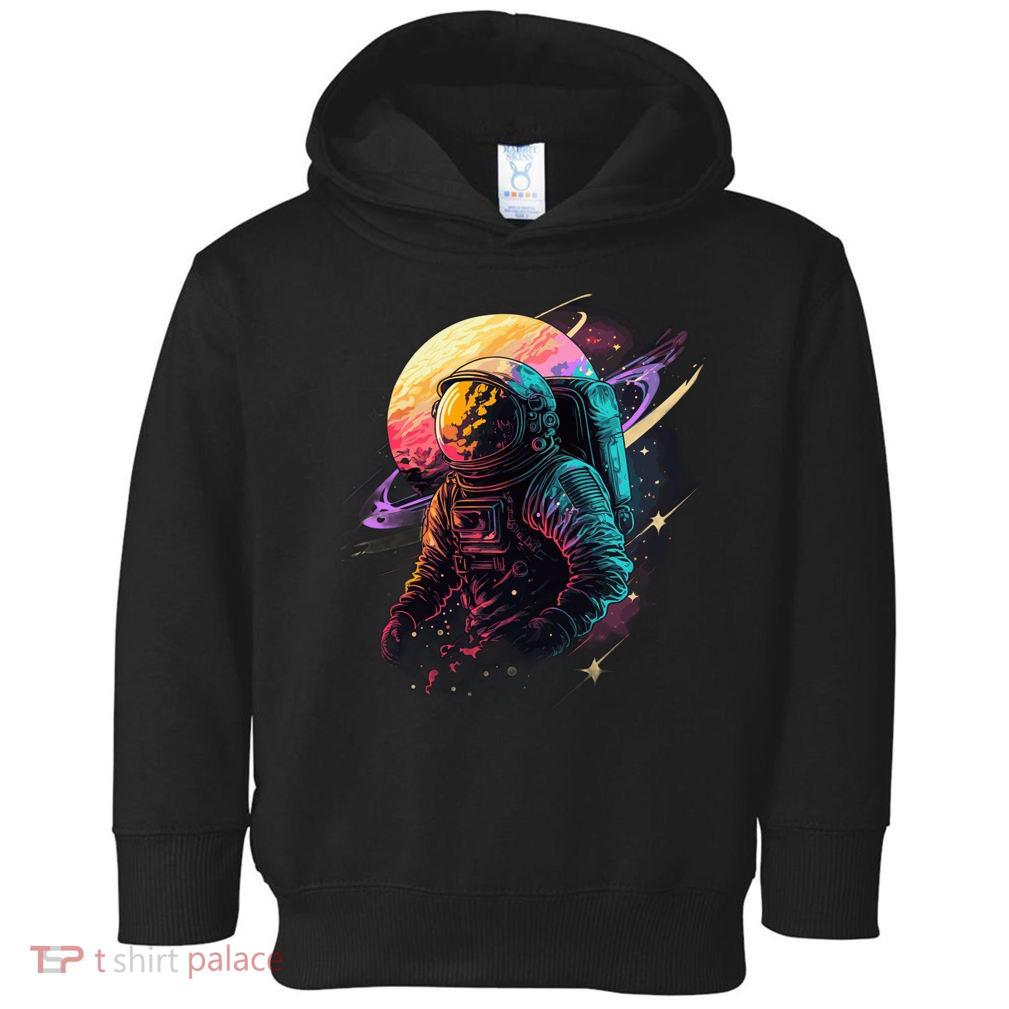 An Astronaut In Outer Space Toddler Hoodie
