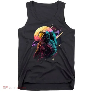 An Astronaut In Outer Space Tank Top