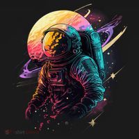 An Astronaut In Outer Space Tank Top thumb 6