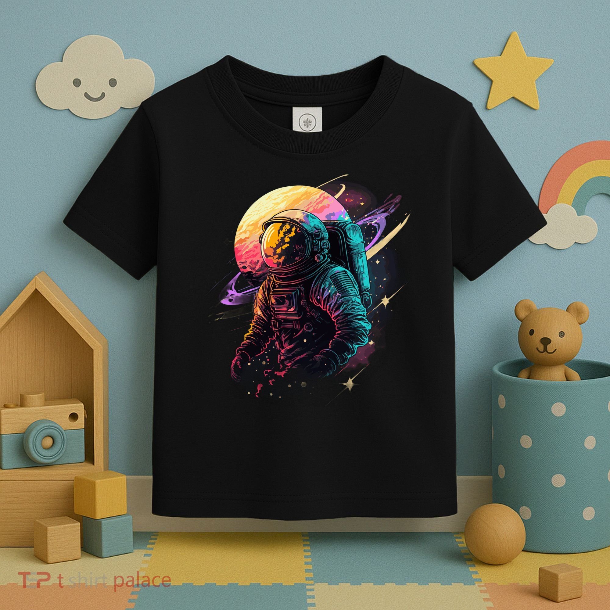 An Astronaut In Outer Space Toddler T-Shirt