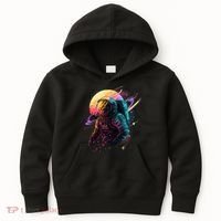 An Astronaut In Outer Space Kids Hoodie thumb 0