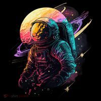 An Astronaut In Outer Space Kids Hoodie thumb 5