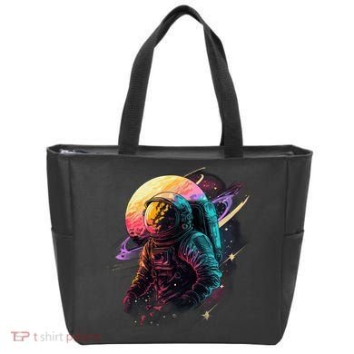 An Astronaut In Outer Space Tote Bag