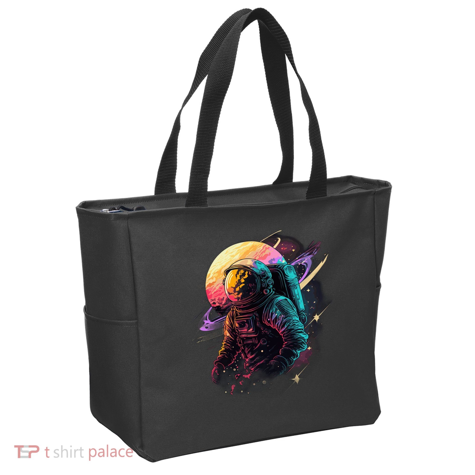 An Astronaut In Outer Space Tote Bag