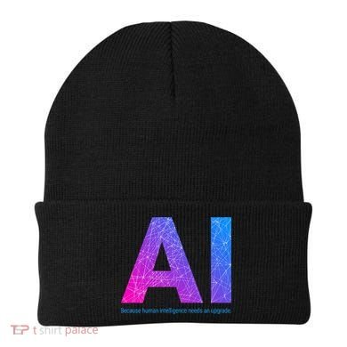 Ai Artificial Intelligence Funny Design Beanie