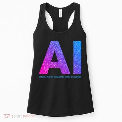 Ai Artificial Intelligence Funny Design Women's Tank Top
