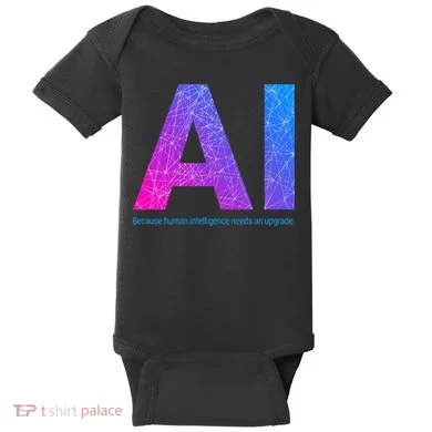 Ai Artificial Intelligence Funny Design Baby Bodysuit