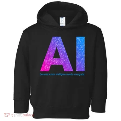 Ai Artificial Intelligence Funny Design Toddler Hoodie