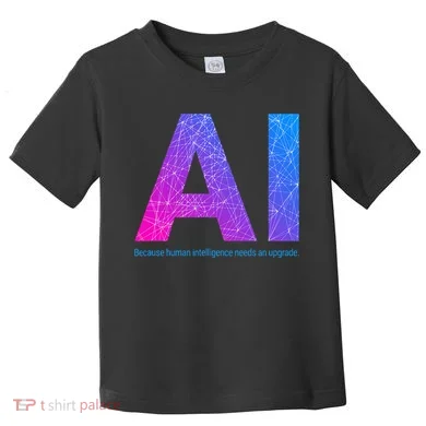 Ai Artificial Intelligence Funny Design Toddler T-Shirt